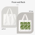 thumbnail image 2 of Yiaed Green Fruit Print Fluffy Shoulder Bag Plush Bags Women Ladies Tote Bag Fluffy White Furry Purse Handbag for Autumn and Winter, 2 of 7