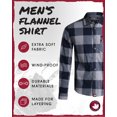 thumbnail image 2 of CANADA WEATHER GEAR Men's Flannel Shirt - Casual Button Down Long Sleeve Sweatshirts for Men (M-XXL), 2 of 7