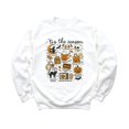 thumbnail image 3 of Tis The Season Fall Sweatshirt for Women, Teens & Youth Pumpkin, Ghost Halloween Sweater White Sweatshirt Youth Large, 3 of 5
