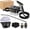 Black, variant on 2500W Handheld Steam Cleaner for Deep Cleaning Kitchens, Bathrooms & Furniture - 6-Level Adjustable Steam, Multi-Brush Attachments Included,Beige
