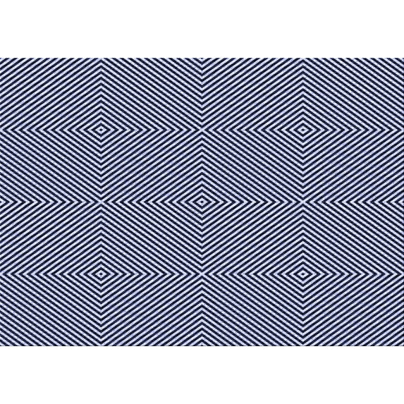 Ahgly Company Machine Washable Indoor Rectangle Transitional Night Blue Area Rugs, 8' x 12'