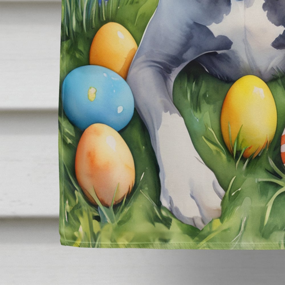 Great Dane Easter Egg Hunt House Flag 28 in x 40 in
