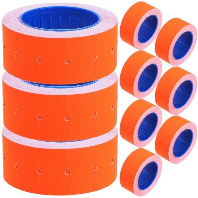 10 Rouleaux d'Autocollants Étiquettes de Prix Étiquettes de Prix Autocollants pour Magasin de Détail Bureau Étiquettes de Prix Papier pour Magasin de Détail Compatible pour Mx-5500