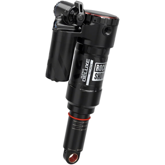 RockShox Super Deluxe Ultimate RC2T Rear Shock - 165 x 45mm, LinearAir, 2 Tokens, Reb/Low Comp, 320lb L/O Force,