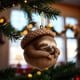 thumbnail image 3 of Lunxisen 1 Pcs Forest Christmas Ornaments, Christmas Tree Ornaments, Hazelnut with Cute Animals, Quality Resin Material, Beautifully Handcrafted with Intricate Details.(4in), 3 of 7