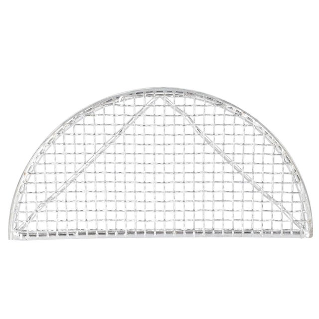 1Pc Japanese Semicircle Net Stainless Steel Net Tempura Blast Net (Silver)
