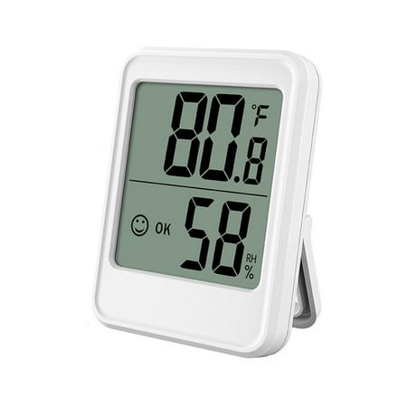 

Bkuxy Digital Hygrometer Indoor Thermometer Humidity Meter Room Thermometer with Temperature and Humidity Monitor Mini Hygrometer Thermometer