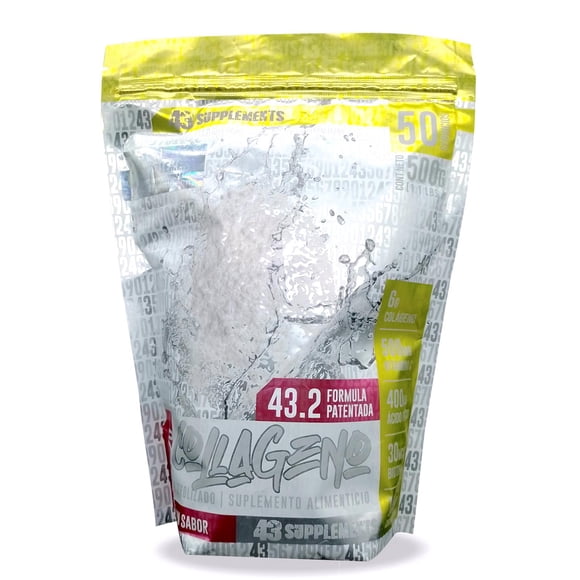 Colágeno Hidrolizado 500 gr Natural 43 Supplements 43 Supplements 43SUPCOLAGENO500G