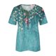 thumbnail image 4 of Blusa informal elegante de manga corta con cremallera y cuello redondo para mujer OAVQHLG3B Store lin121212, 4 of 5