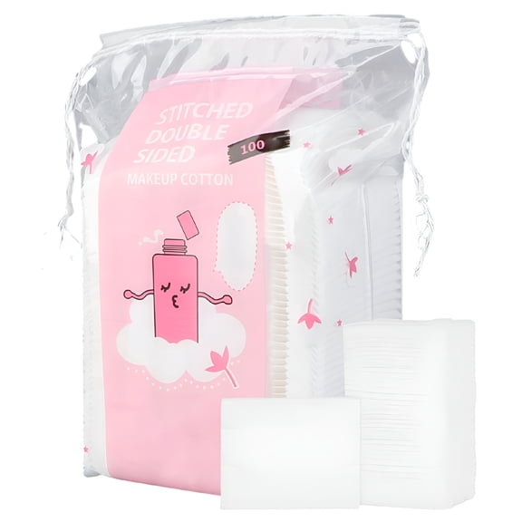 RAGUPEL Cotton Pads,Facial Lip & Eye Makeup Remover Pads,Pure Cotton Effective Cosmetic Cotton Squares,Lint-Free