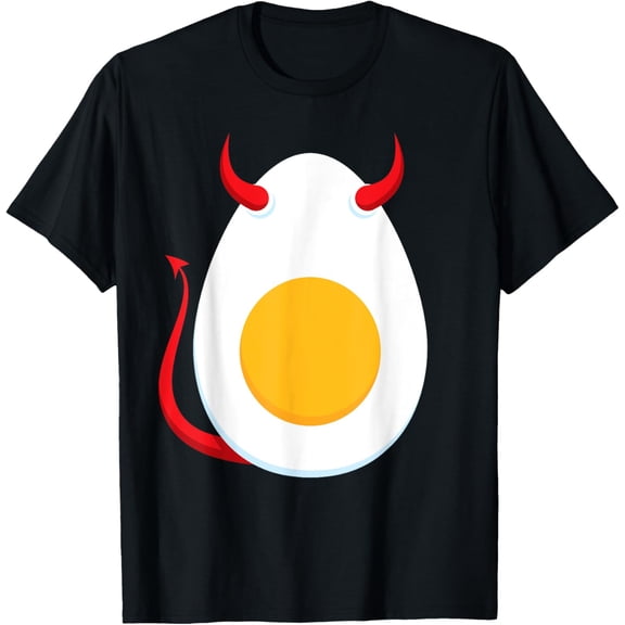 Pretend I'm a Deviled Egg Funny Teacher Halloween Costume T-ShirtMen and women can wear, black T-shirts, gifts. Age: M,L,XL 2XL, 3XL, 965XL