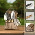 thumbnail image 4 of 13-Piece Garden Tools Set with Tote Bag & Apron, Repotting Mat - Stainless Steel Heavy Duty Planting Kit, Ergonomic Non-Slip Handles - Gardening Gift for Women, Mom, Home Gardeners, 4 of 9
