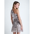 thumbnail image 3 of Scoop Women's and Women's Plus Smocked Ruffle Mini Dress, Sizes XS-4X, 3 of 5