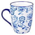 thumbnail image 2 of Blue Birds - Believe Hope Pray & Love Inspirational Blue and White Floral Ceramic Coffee/Tea Mug Set for Women  Boxed Set/4 Coffee Cups, 2 of 3