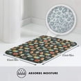 thumbnail image 6 of Bathroom Rugs Non Slip Washable - Cute Food Chip Donuts Kitchen Mats for Floor, Area Rugs for Entryway Rugs Indoor, Laundry Bathroom Room Door Rug with Rubber Backing 20x31.5in, 6 of 8