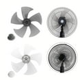 thumbnail image 7 of 14 Inch Household Plastic Fan Blade Five Leaves With Nut Cover For Pedestal, 7 of 7