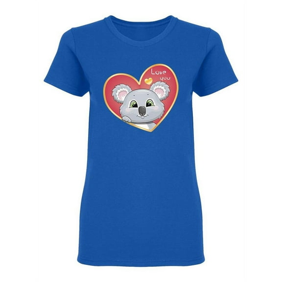 Koala Love T-Shirt Women -Image by Shutterstock, Female Large