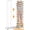 White, variant on Qunbio Rolling Pillow Storage Rack, Freestanding Adjustable Pillow Display Rack with Wheels for Home, Living Room, Bedroom, 76.9"x16.6"x16.6"