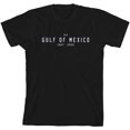 thumbnail image 3 of RIP Gulf of Mexico 1607-2025 Youth Black Crew Neck Short Sleeve Tee-Large, 3 of 4