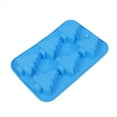 thumbnail image 5 of Gymnture 6 Cavity Christmas Silicone Baking Cake Molds Christmas Tree Shape Cake Mold Tray Non-stick Heat-resistant Flexible Silicone Mold for DIY Desserts/Chocolates/Candies/Cookies/Jelly/Fondant, 5 of 7