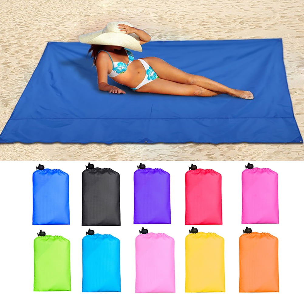 ILJ：Outdoor Beach Blanket Water Resistant Camping Mat Picnic Blanket Collapsible 