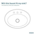 thumbnail image 3 of MOEN 84023BL Ronan 8 in. Widespread 2-Handle Bathroom Faucet in Matte Black (Valve Included), 3 of 9