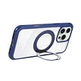 thumbnail image 6 of Dteck Magnetic Case for iPhone 16 Plus,Shockproof Silicone + PC Clear Case Compatible with Mag Safe Ring Holder Kickstand Anti-Yellowing Cover,Royalblue, 6 of 7