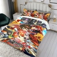 thumbnail image 3 of Bakugan-themed Bed Sheet Set Three Piece Set Comfortable And Skin Friendly Unique Design Home Decor Gifts For Family Friends fans36x75Inches（90cm*190cm）, 3 of 6