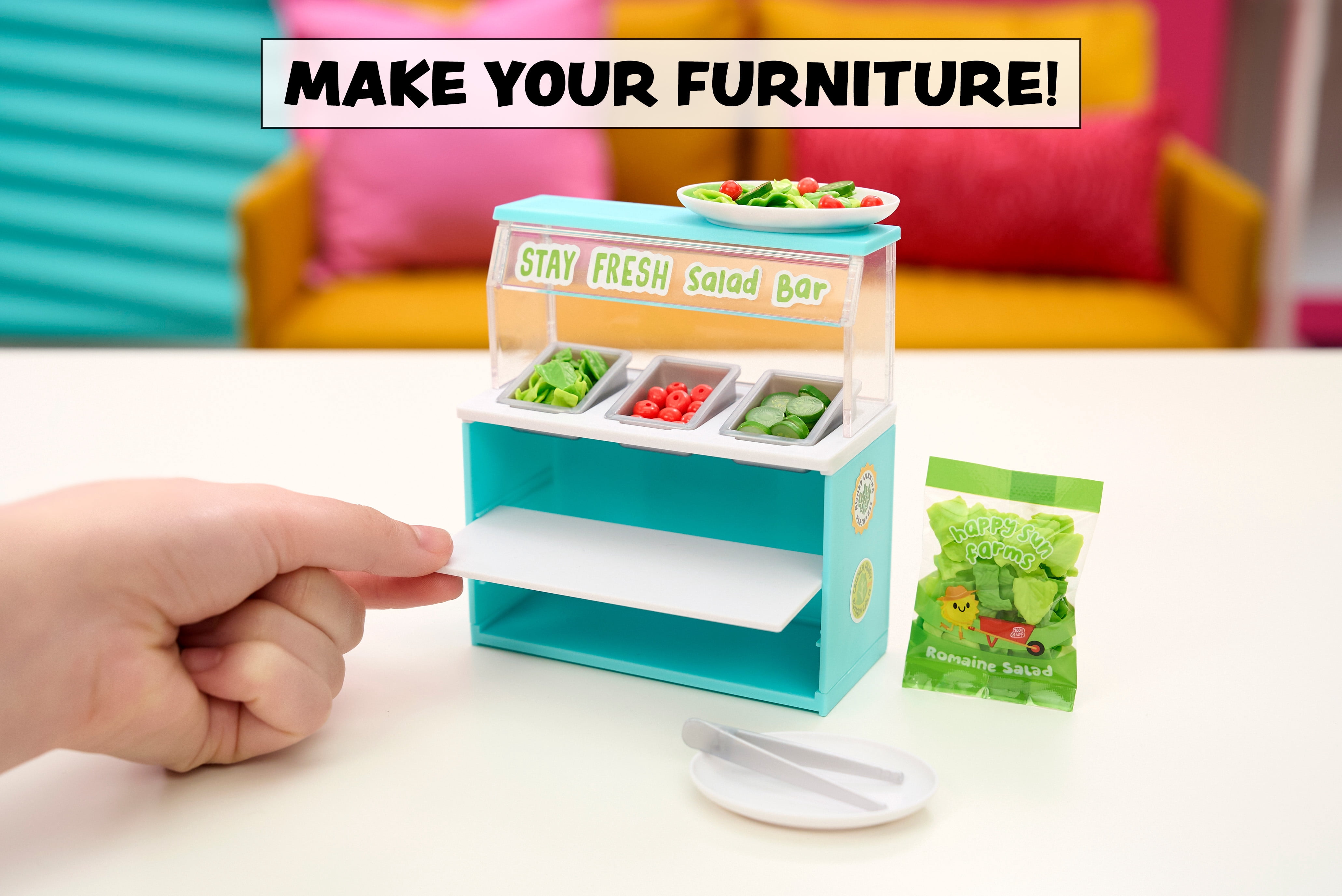 MGA's Miniverse Make It Mini Spaces Furniture, Mini Collectibles, Replica Food, DIY Crafts, Collectors, Display, Gifts, 8+