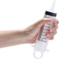 thumbnail image 2 of DEBGFS 4 Pack 100 ml Plastic Syringes  Dispensing Multiple Uses Measuring Syringe Tools  Measuring Liquids, 2 of 7