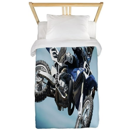 Cafepress Dirt Bike Jump Twin Duvet Twin Duvet Cover Printed