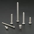 thumbnail image 5 of Uxcell #6-32x3/8" Button Head Socket Cap Screws, 50 Pcs 304 Stainless Steel 18-8 Socket Cap Screw, 5 of 6