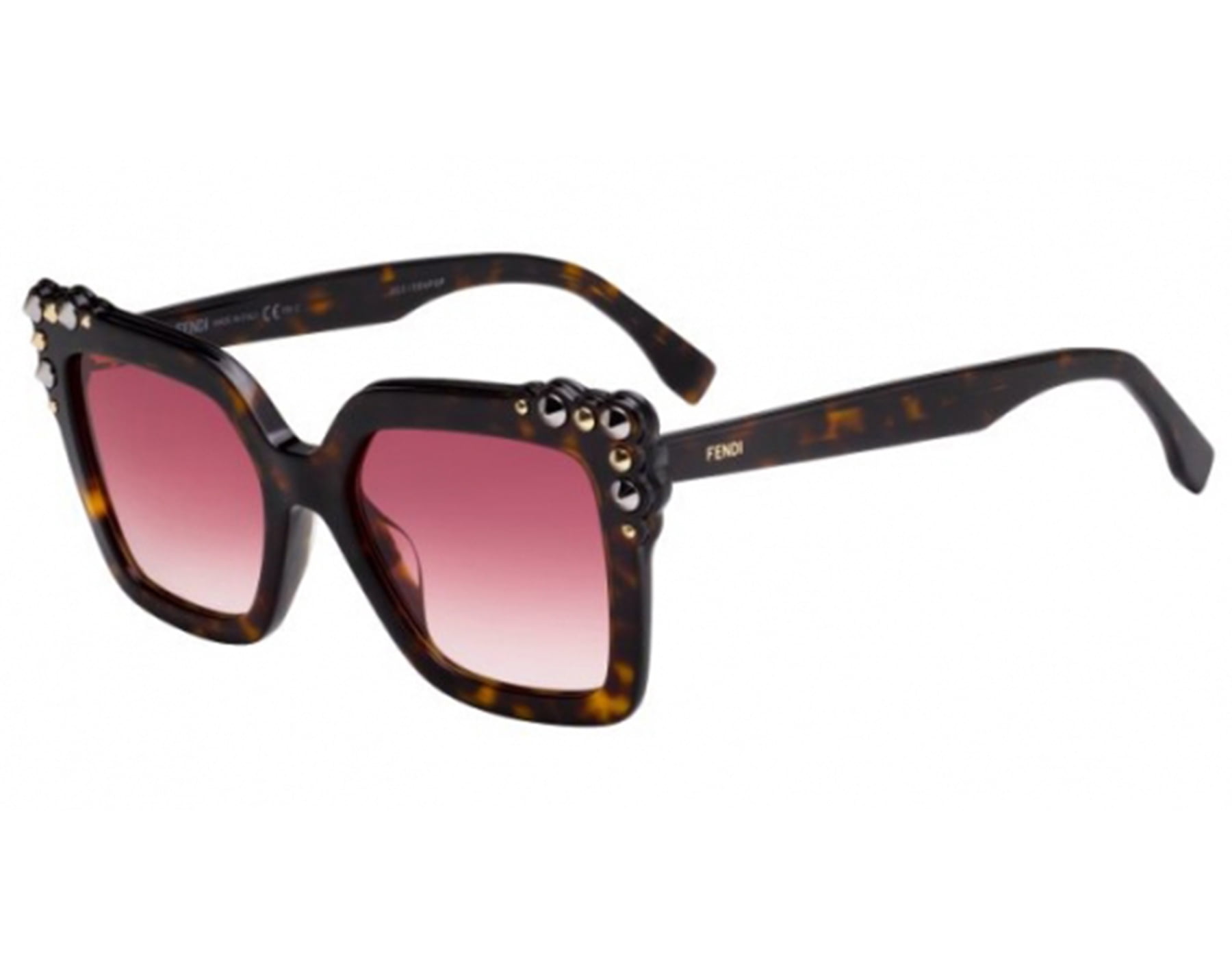 Fendi Fendi Women's Thick Frame Square Sunglasses