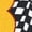 White with Speckles, variant on Inktastic Number Three Race Car Girls Toddler Dress