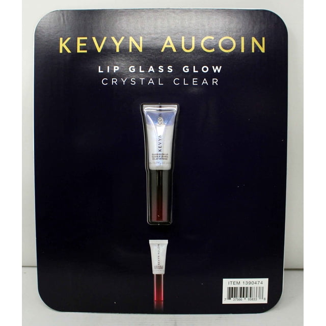 Kevyn Aucoin Verre à Lèvres Éclat Cristal Clair.27 Onces (Lot de 2)