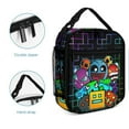thumbnail image 5 of Geometry Dash Lunch Bag Insulated Lunch Box Meal Cooler Bag Reusable Thermal Lunch Tote Bag For School Work Travel Picnic, 5 of 8