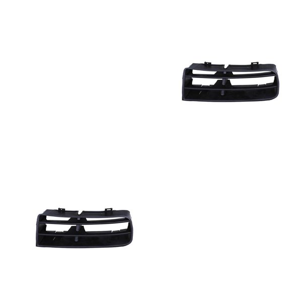 Sidaley Parrilla de luz antiniebla, reemplazo desmontable elegante, parachoques delantero automotriz lavable, piezas de rejilla de luz antiniebla de Type1 NO1 Sidaley CBP256036
