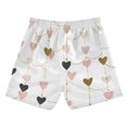 thumbnail image 2 of Kids' Beach Pants Comfortable Swim Trunks Hearts and String Garland Shorts for Pool Vacation and Lounge Wear 5T, 2 of 8
