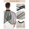 thumbnail image 5 of BZUEPRS 4 Pieces Hair Dye Cape Shampoo Capes for Salons Waterproof Hair Color Capes Hair Cutting Cape Beauty Salon Cape, 5 of 13