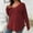 Wine, variant on Cheap Oversized Sweatshirts for Women Crew Neck Sweatshirts Women Plus Womens Pullover Sweatshirts Long Sleeve Fall Shirts Ribbed Tunic Pullover
