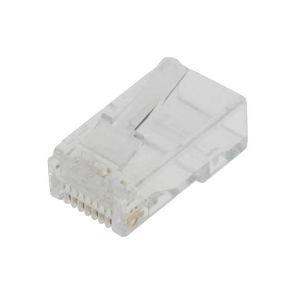 SF Cable RJ45 Cat6 Plug Solid 2-Prong w/Inserter 20pk