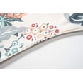 thumbnail image 3 of DriftAway Ada Lined Thermal Insulated Energy Saving Rod Pocket Window Curtain Single Swag Valance, 52" x 16" Plus 2" Header, Ivory Orange Teal, 3 of 6