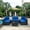 Black,Blue, variant on Cozyhom 7 Pieces Patio Black Rattan Blue Cushion Furniture Set,Outdoor Conversation Couch with Coffee Table