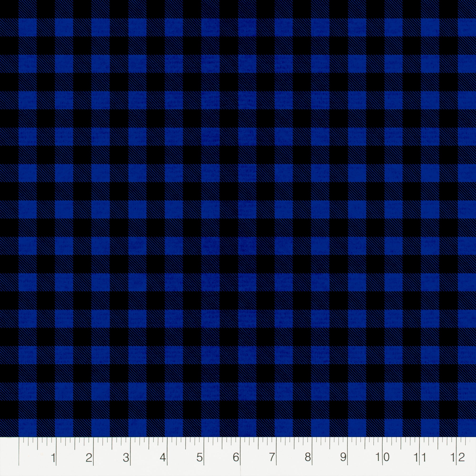 (3 pack) Create It 18"x21" Cotton Flannel Plaid Precut Sewing & Craft Fabric Bundle, Blue 5 Piece