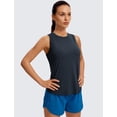 thumbnail image 2 of Musculosa CRZ YOGA sin mangas con espalda nadadora y cuello alto color azul marino talla S, 2 of 4
