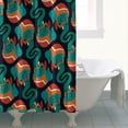 thumbnail image 5 of Elephant Paisley Shower Curtain 72" x 84" Fade-Resistant Polyester Machine Washable Bathroom Decor, 5 of 5