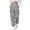 A-Gray428, variant on Women's Leopard Print Jogger Pants Elastic Ankle Side Pockets Loose Fit Sweatpants