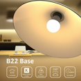 thumbnail image 2 of LED pght bpbs, bayoneta pght bpb b22 blanco cálido 2700k, 4,9W (equivalente a 40W) Ahorro de energía, 470 luces, haz ancho de 240°, LED de bola de golf BPB G45, no regulable a partir de 6, 2 of 5