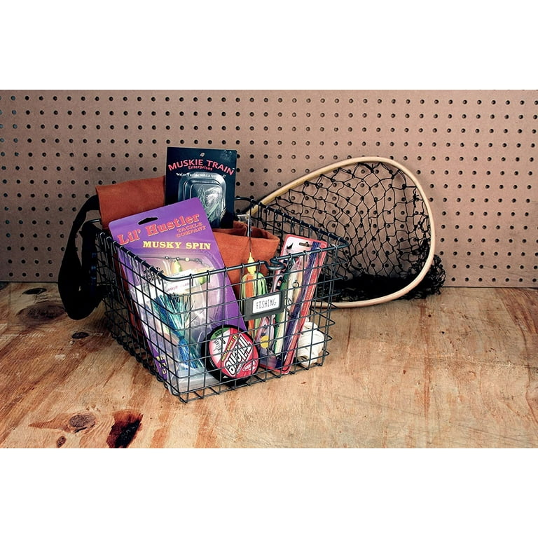 Rustic Wire Basket Organizer DIY