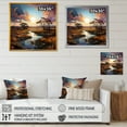 thumbnail image 4 of Designart "Serene Sunset Charm In Infinite Prairies" Prairies Floater Framed Canvas Wall Art, 4 of 5